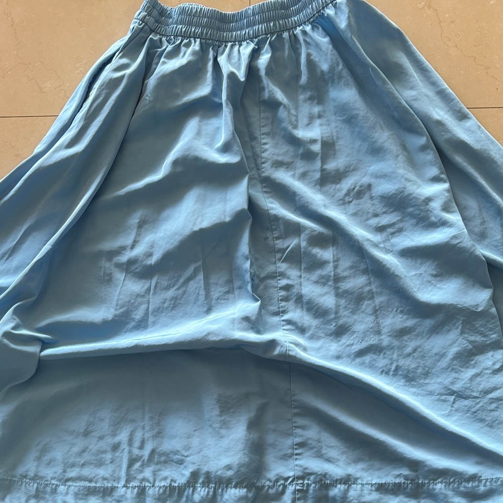 Zara Light Blue A-Line Skirt